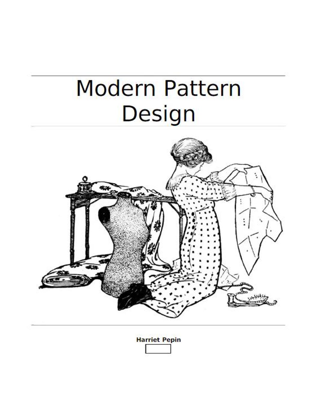 Modern Pattern Design Drafting and Grading Vintage PDF Bundle Patterns ...