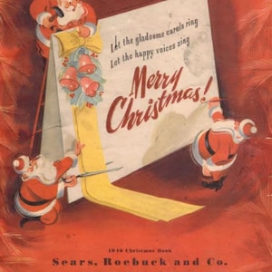 1943 1946 Sears Weihnachten Wunschbuch Katalog Wunschliste PDF Vintage Sofortiger Download Retro Sublimation Handwerk Junk Journals Scrapbooking