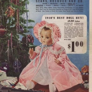 1937 1940 Sears Weihnachten Wunsch Buch Katalog Spielzeug Wunsch Liste PDF Vintage Digital Sofort Download Sublimation Handwerk Junk Journal Scrapbooking