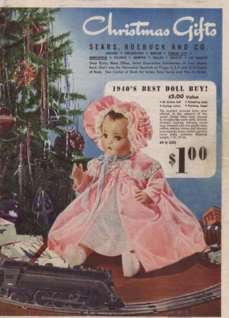 1937 1940 Sears Christmas Wish Book Catalog Toy Wish List PDF Vintage