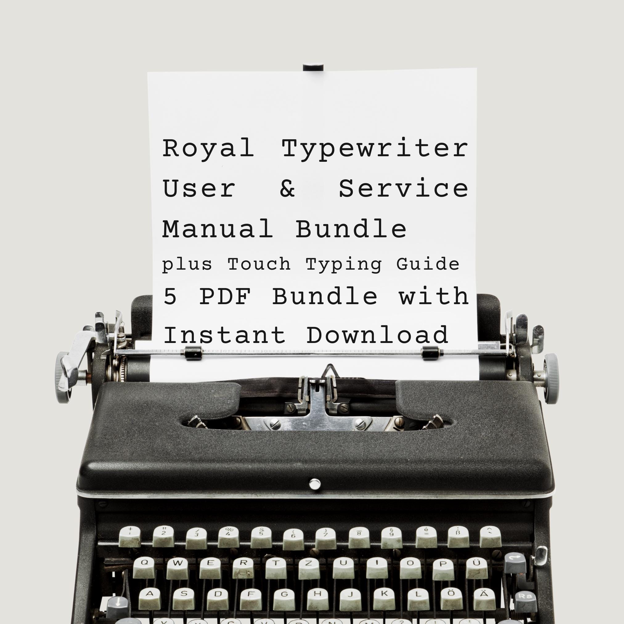 Royal Typewriter Quiet De Luxe - Etsy