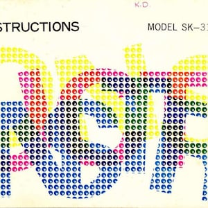 Singer Silver Reed 313 SK313 Knitting Machine Knitmaster Instruction Operation Manual Beginners Patterns PDF Guide Vintage Instant Download