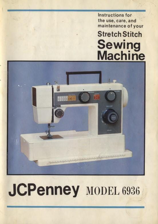 Jcpenney 6936 Stretch Stitch Zig-zag JC Penney Sewing Machine