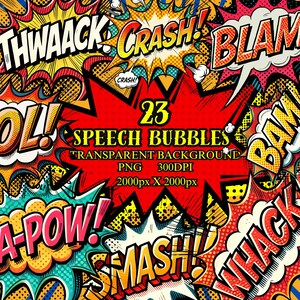 Estilo cómico clásico Burbujas de discurso cómic retro pop arte vintage PNG fondo transparente uso comercial permitido
