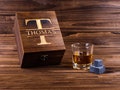 Personalized Whiskey Glass Set with Wooden Box, Groomsmen Gift, Best Man Gift, Groomsman Proposal, Boyfriend Gift, Gifts for Men