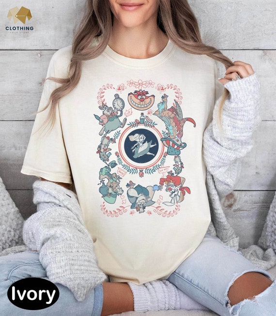 Vintage Alice in Wonderland Shirt, Disney Princess Alice Shirt 