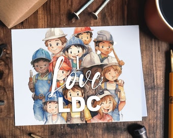 Cartoon LDC Greeting Card: Encouraging Thought (Digital Download)