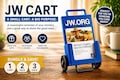 JW Cart – 3D Printed Ministry Cart – JW Gift – Field Service Cart – Christian Gift – Pioneer Gift Idea