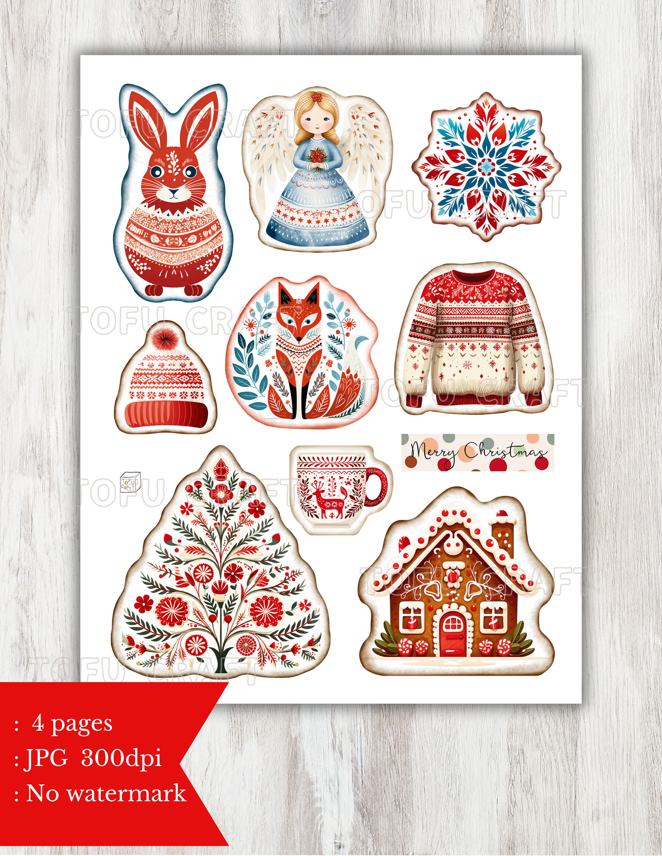 Scandinavian Christmas 2023 Printable - Il Fullxfull.5408558879 P2rz 