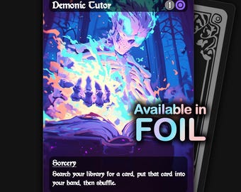 Demonic Tutor | Premium Proxy card