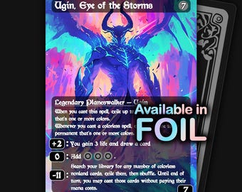Holo Foil Proxy Card - Ugin, Eye of the Storms - Gloss Finish - - Etsy