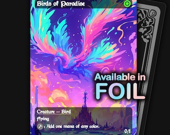 Birds of Paradise | Premium Proxy card