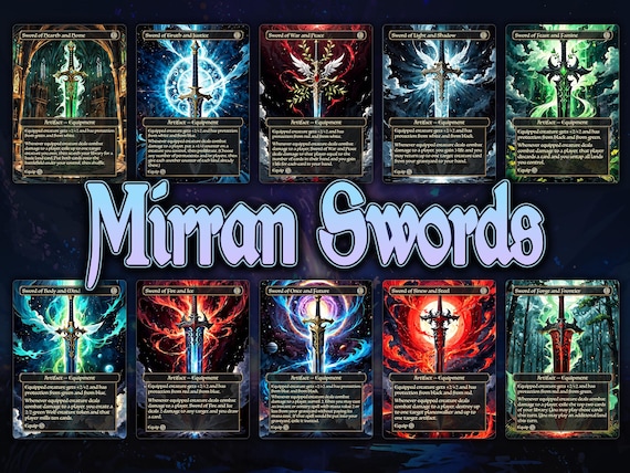 all sword of cards mtg 10 Mirran Swords main image 0