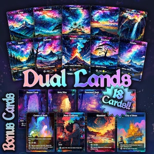 Dual Lands | 18 Card Premium EDH Proxy Bundle