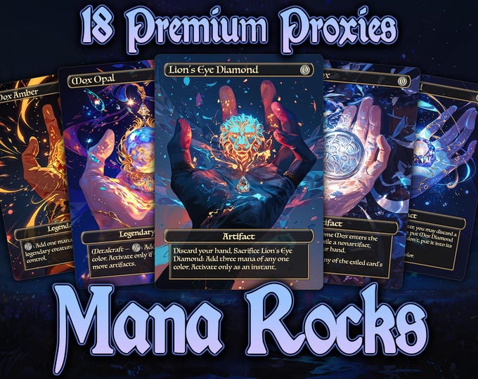 18 Mana Rocks | Premium EDH Proxy Bundle - Etsy