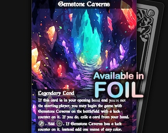 Gemstone Caverns | Premium Proxy card