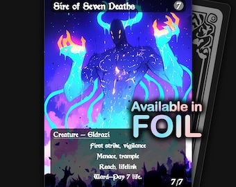 Sire of Seven Deaths | Premium Proxy card