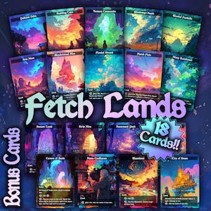 Fetch Lands | 18 Card Premium EDH Proxy Bundle
