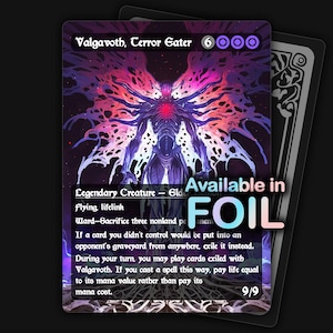 Valgavoth Terror Eater | Premium Proxy card