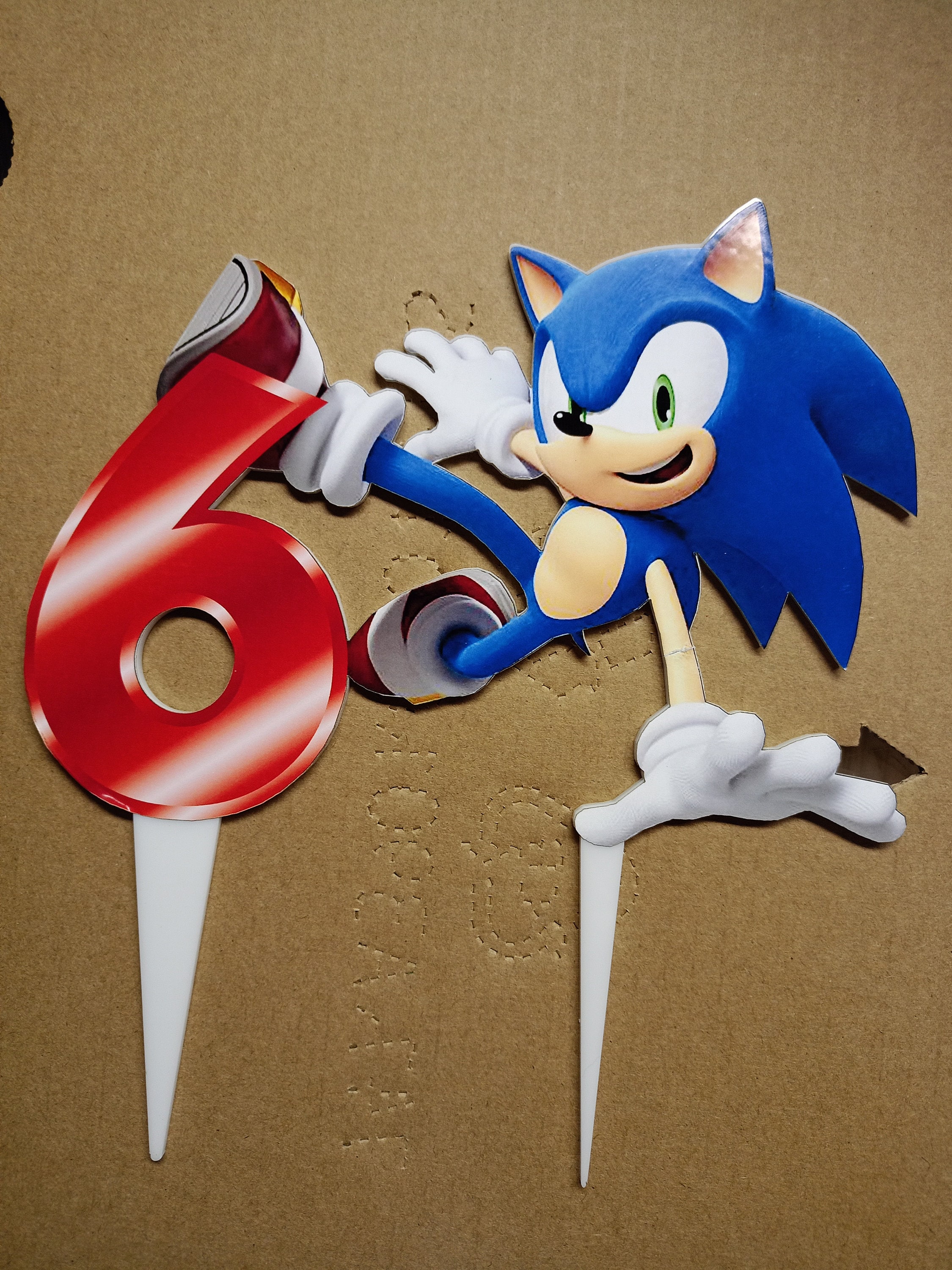 Sonic Portal Cake Topper Sonic Party Decor Sonic Birthday 