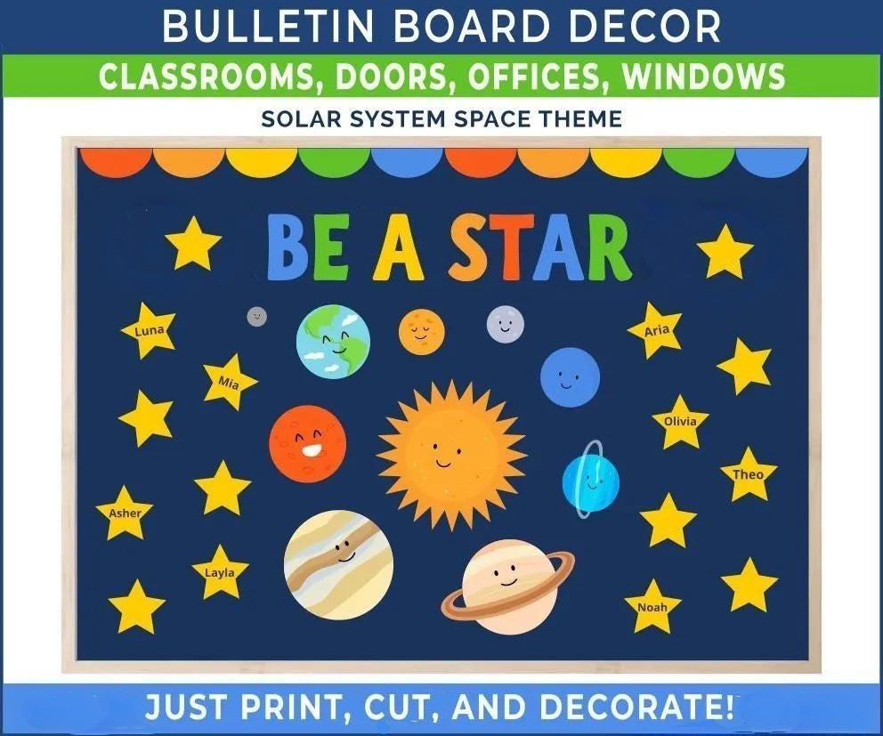 Solar System Classroom Decorations Bulletin Boards