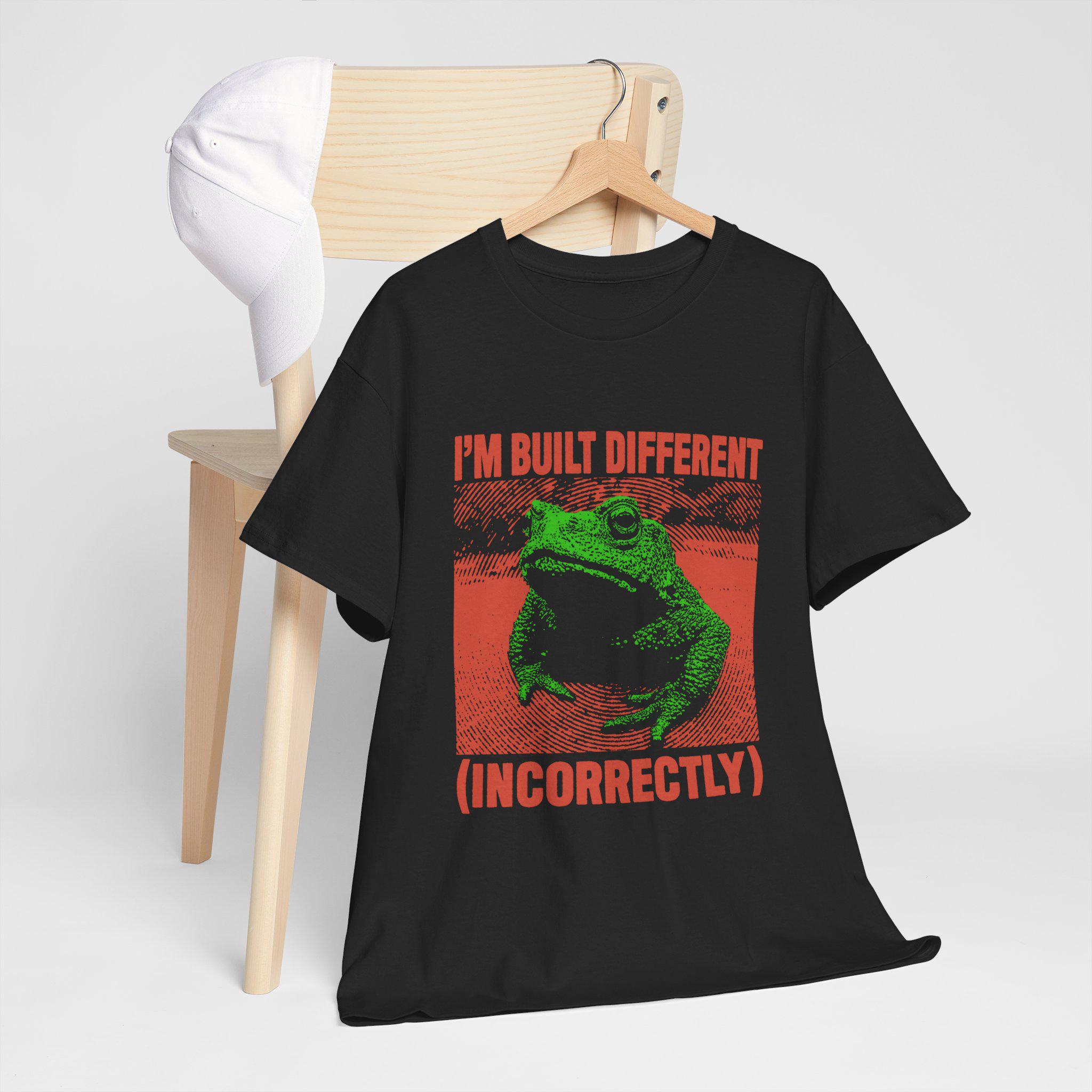 Built Different Incorrectly Frog T-shirt - Etsy