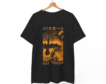 Eat Trash Japanese Vintage Raccoon T-shirt