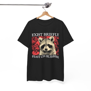 Exist Briefly Raccoon Vintage T-Shirt