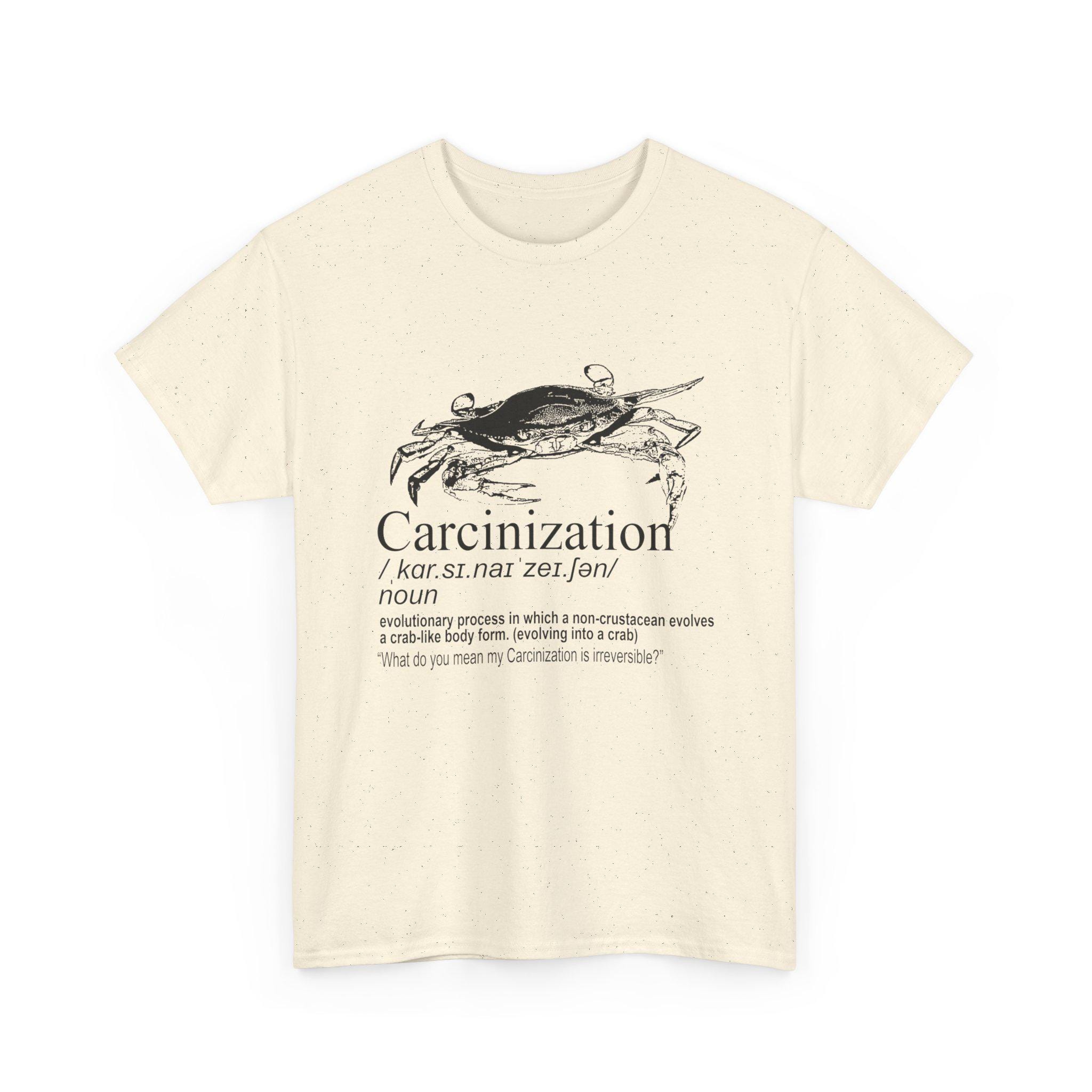 癌化の定義 - カニに進化する面白いTシャツ - Etsy 日本