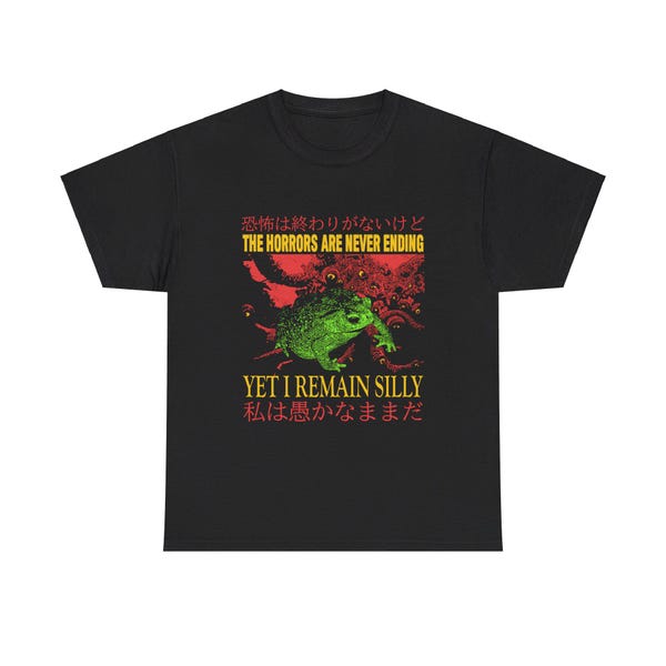 The Horrors Vintage camiseta de rana japonesa