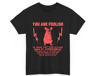 Camiseta Eres una rata tonta
