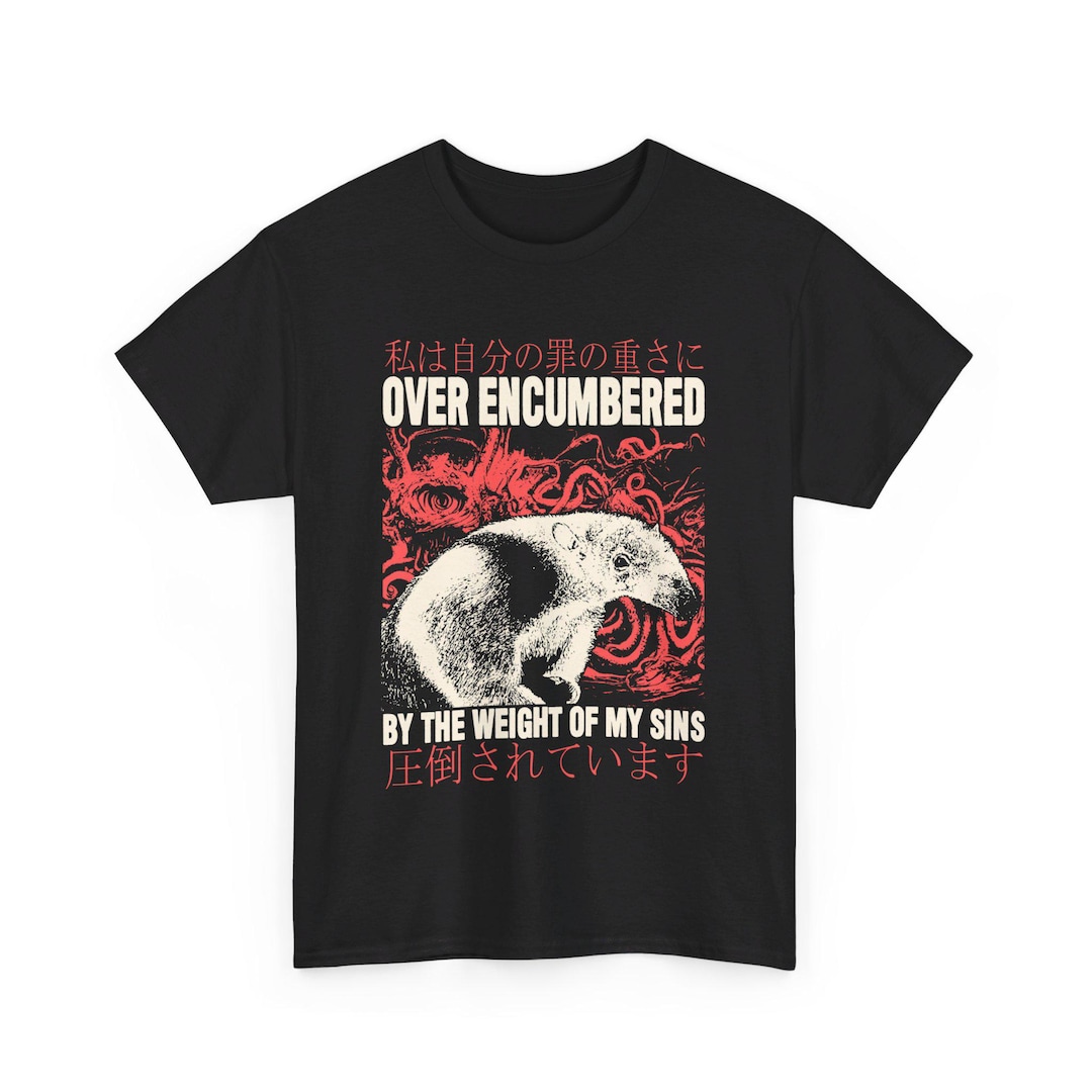 Over Encumbered Anteater T-shirt - Etsy