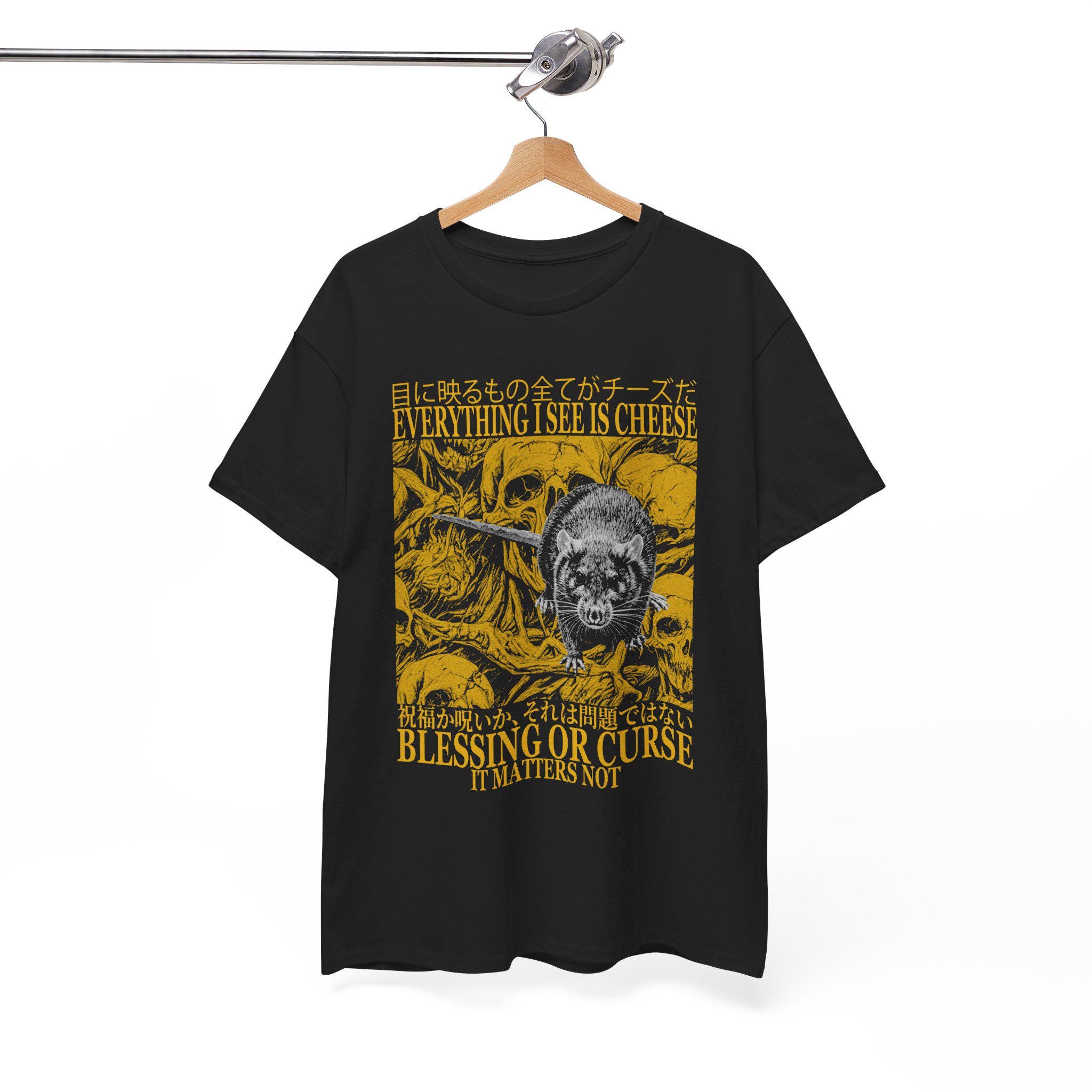 Everything I See is Cheese Vintage Japanese Rat T-shirt - Etsy