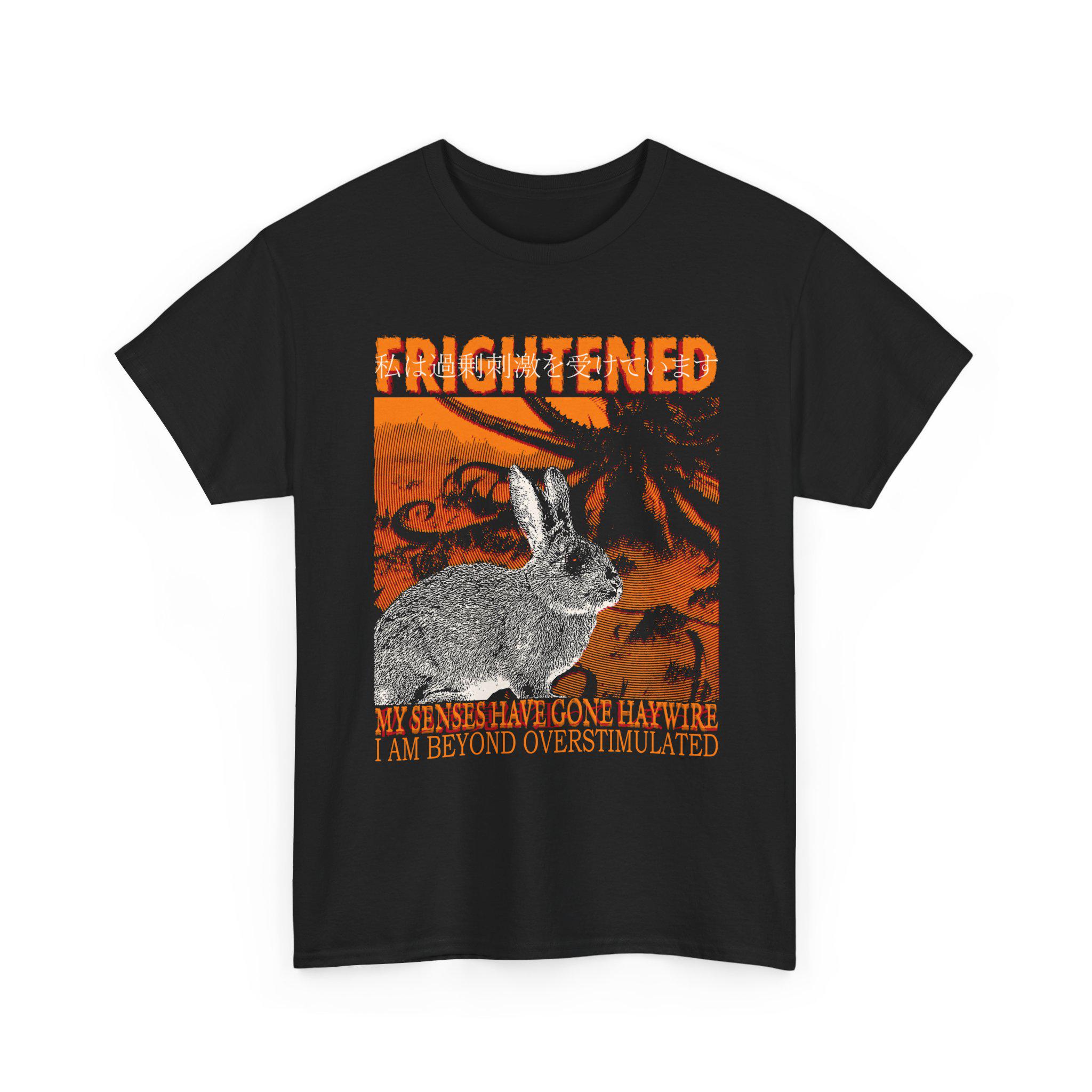 Frightened Vintage Japanese Rabbit T-shirt - Etsy