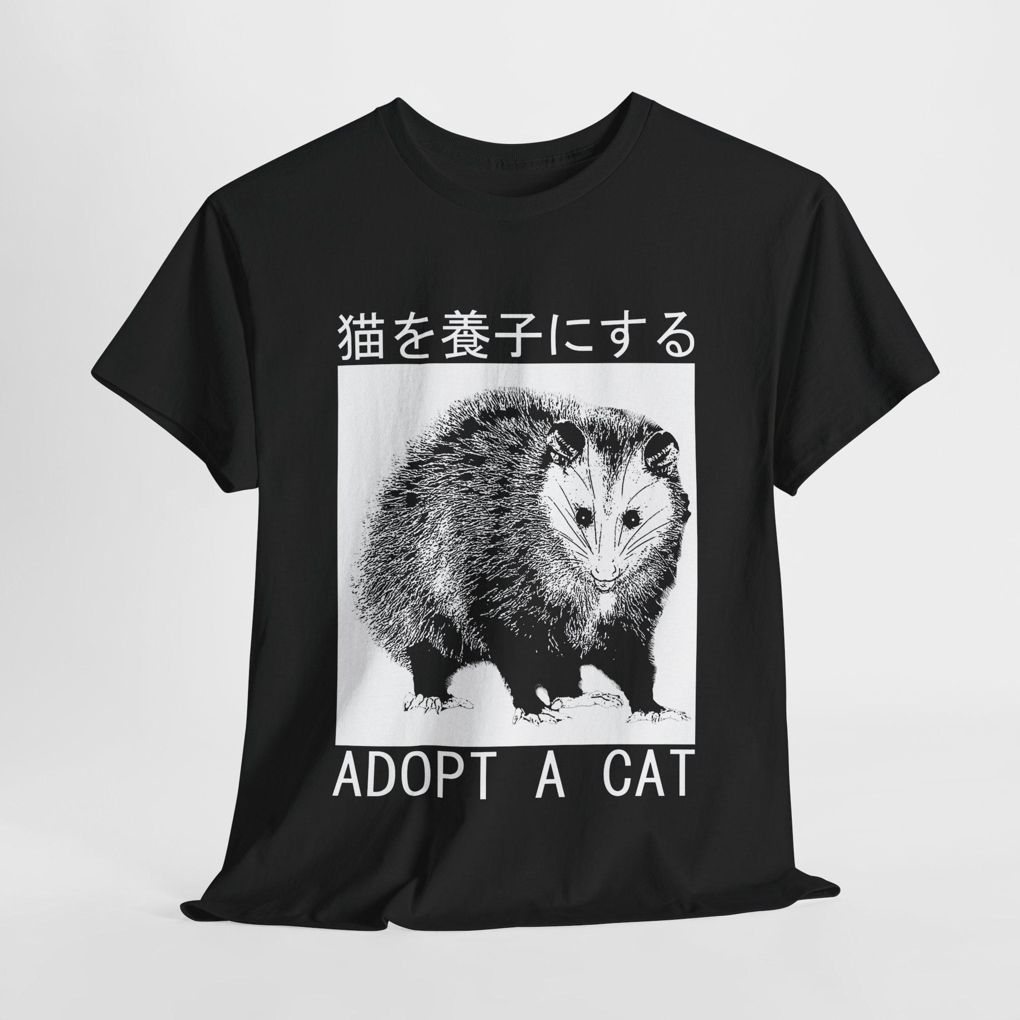 Adopt a Cat Japanese Opossum T-shirt - Etsy
