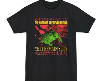 SHIRT IN LANGE MAAT: The Horrors Are Never Ending Frog T-shirt