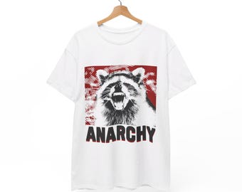 Anarchy Raccoon Vintage T-Shirt