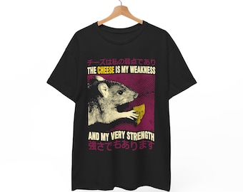 The Cheese is My Weakness Rat T-shirt - Etsy