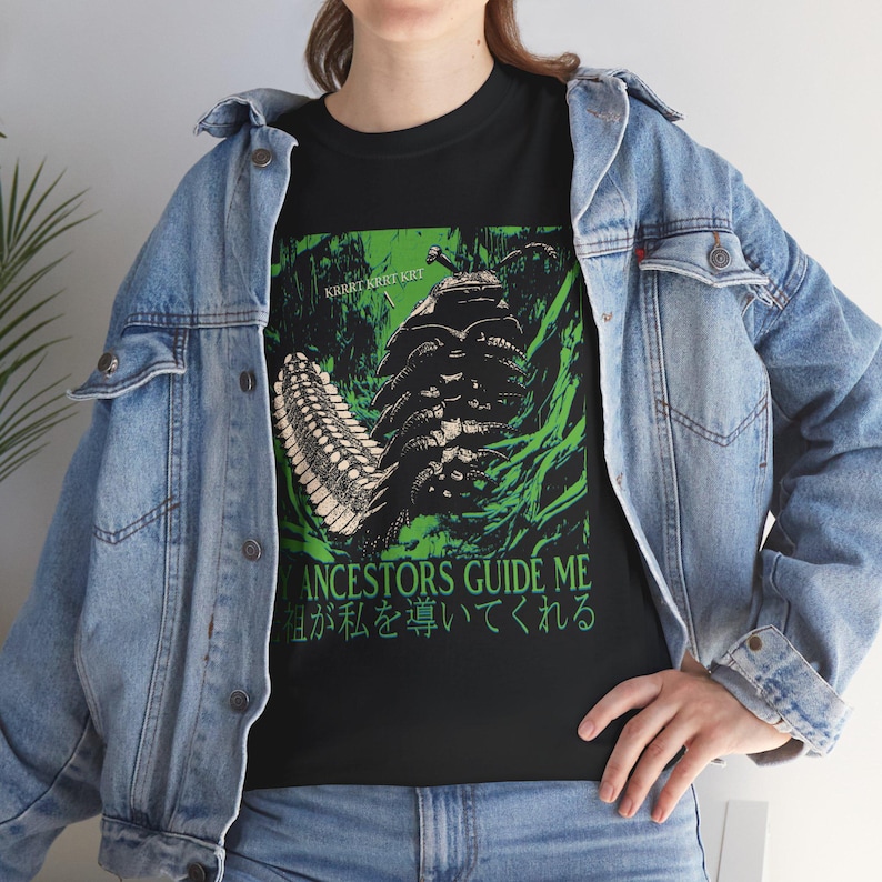 My Ancestors Guide Me Prähistorisches Käfer-T-Shirt Bild 3