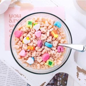 Cereal Bowl Candle Valentines Gift Present Fun
