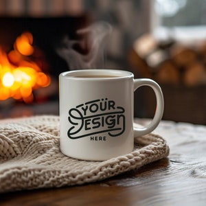 Mug Mockup, Cup Mockup. White Mug, 4 Blank white Mug Mockups, Instant Download JPEG 4928 x 3712 px 300 DPI