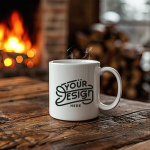 Mug Mockup, Cup Mockup. White Mug, 4 Blank white Mug Mockups, Instant Download JPEG 4928 x 3712 px 300 DPI