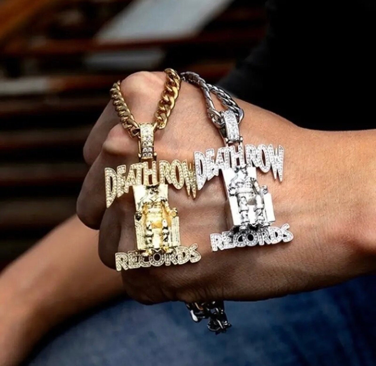 Deathrow Records Necklace For Sale JYZXLK