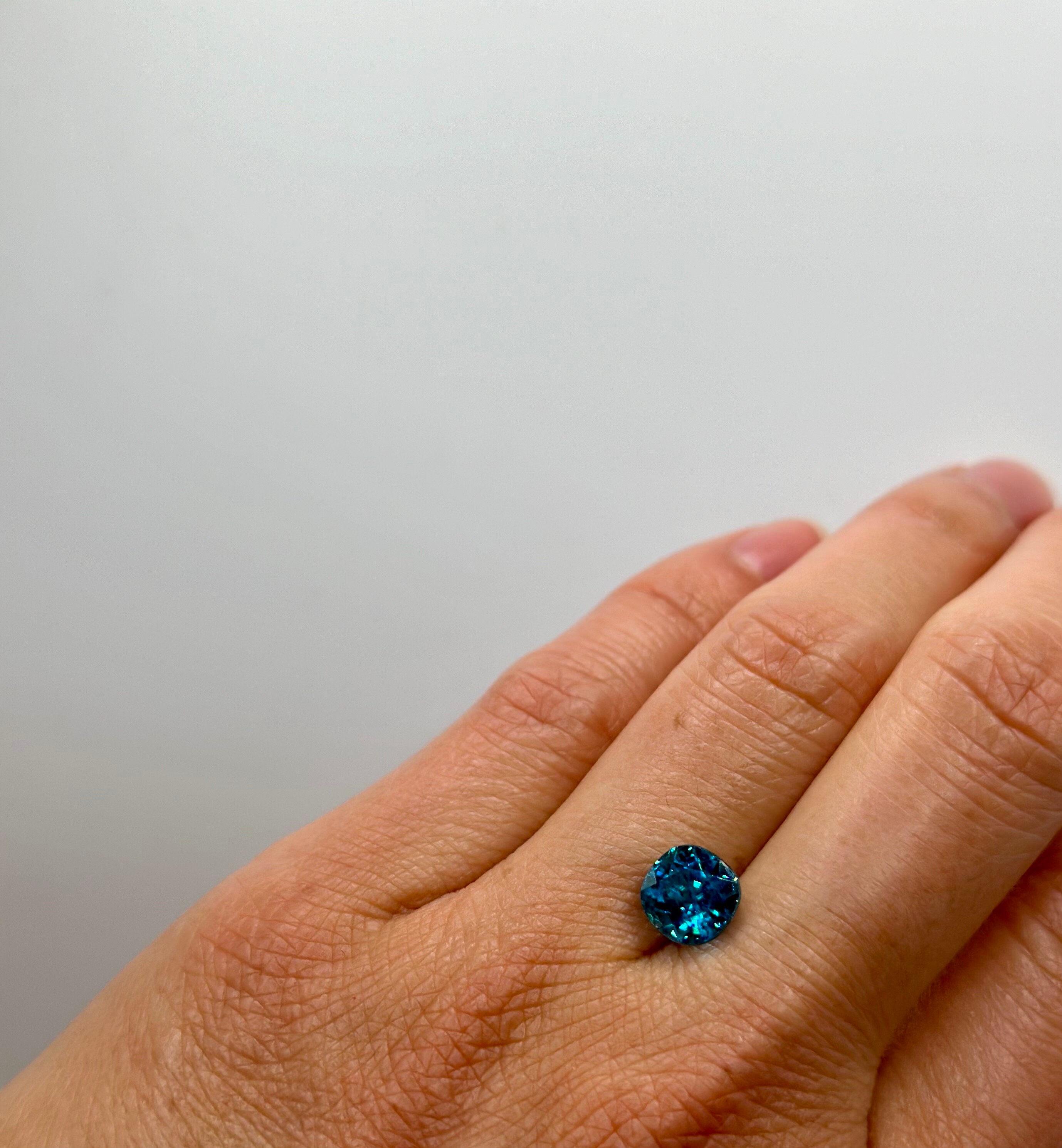Blue Zircon-natural Gemstone - Etsy