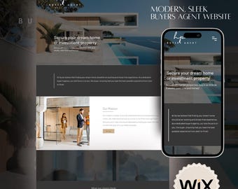 ¡Sitio web editable para agentes de compradores de WIX! ¡También es perfecto para CUALQUIER profesión!