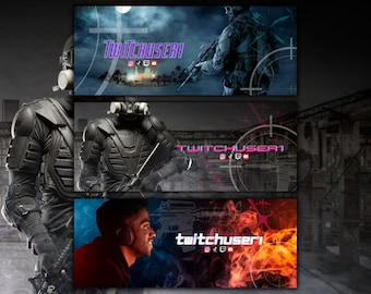 ¡BANNER EDITABLE DE TWITCH DE CANVA!