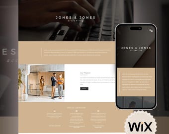 Sitio web profesional WIX editable. ¡Perfecto para cualquier profesión!