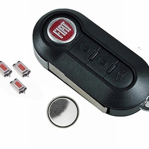 Fiat 500 Schlüsselkoffer Fiat Boyue Auto Falten 3 Schlüssel Schlüssel  Silikon Abdeckung