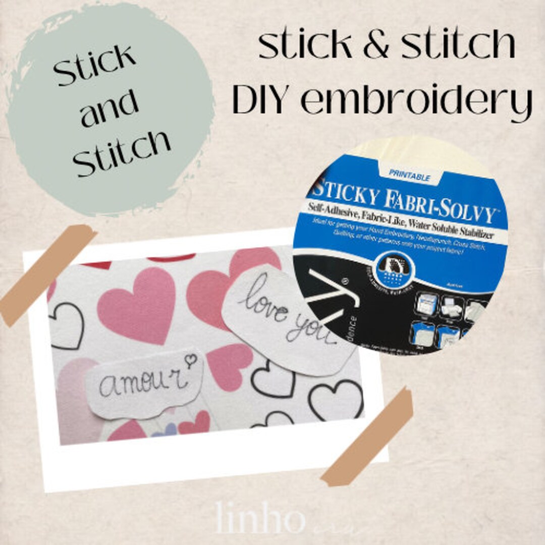 Sulky Fabric Solvy Printable Stabilizer Stick and Stitch Paper Sulky Fabric Solvy Printable Stabilizer Stick and Stitch Paper