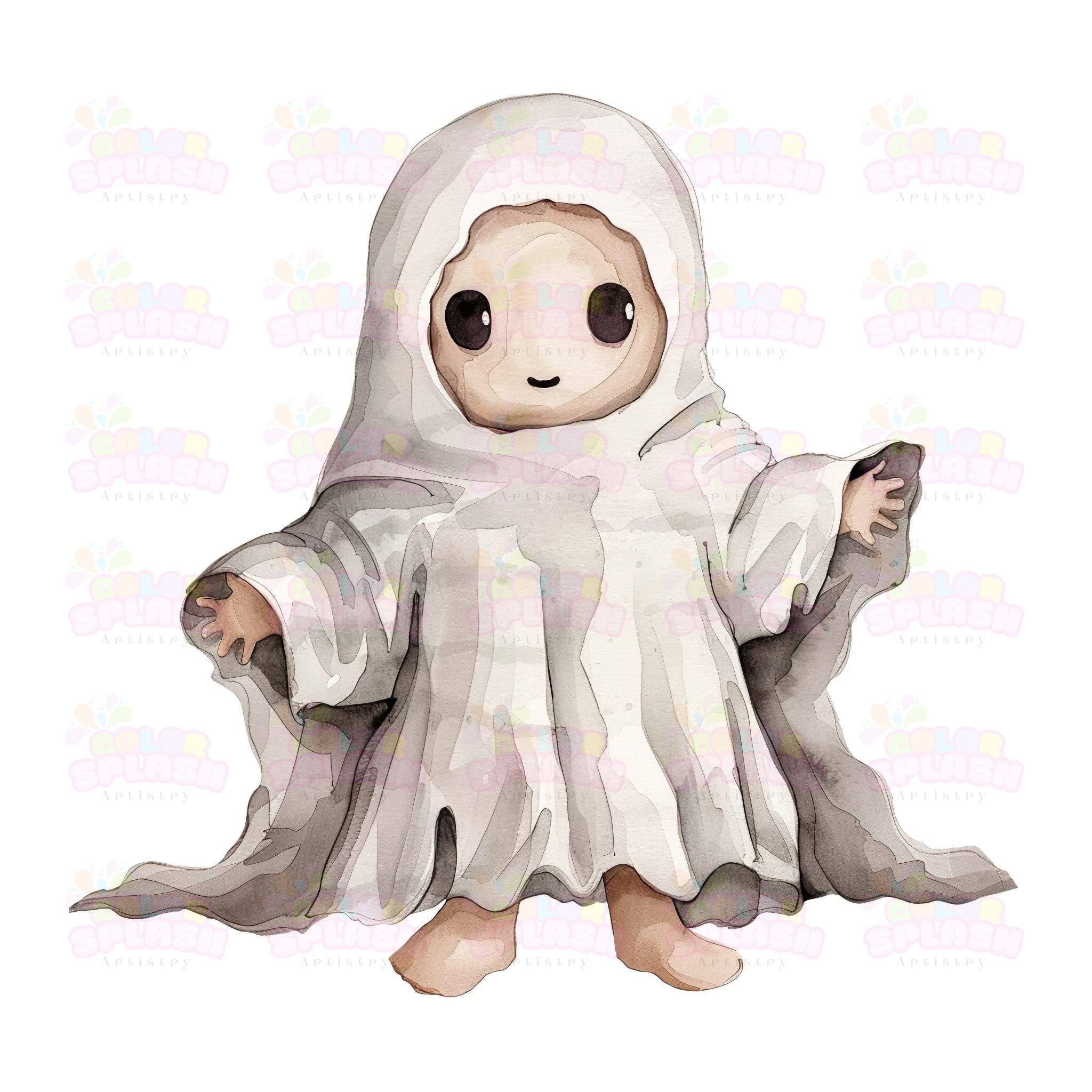 13 Cute Child Dressed as a Ghost With White Sheet - Whimsical Halloween ...